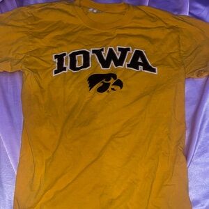 Yellow Iowa Hawkeye T-Shirt